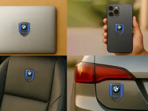 BMW Domed Decals Sticker Car Style Universal Star